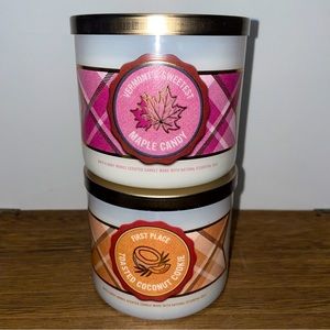 Bundle of 2 unreleased test store candles